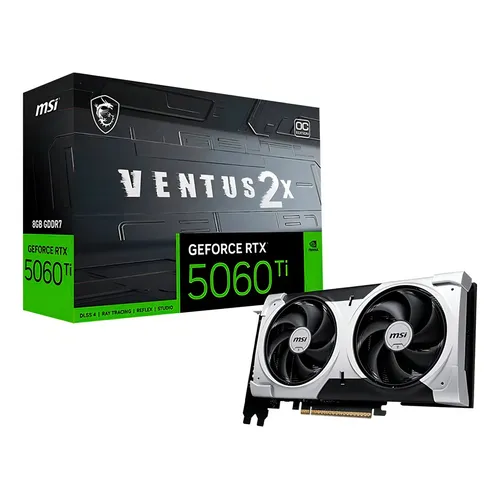Placa De Vídeo MSI RTX 5060 Ti 8GB GDDR7 128bits Ventus Plus - Análise e review