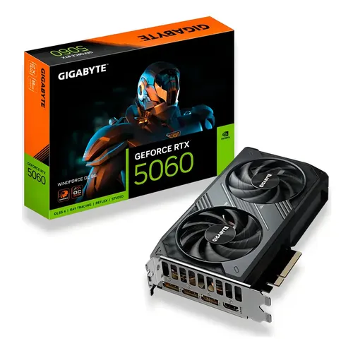 Placa De Vídeo Gigabyte GeForce RTX 5060 Windforce OC 8GB GDDR7 - Análise e review